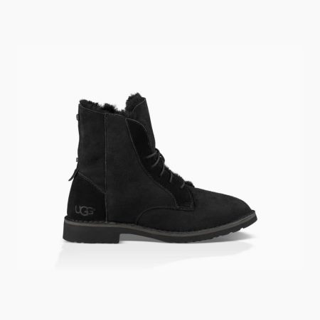 UGG Quincy Black Boots for Women (MXQB08536)